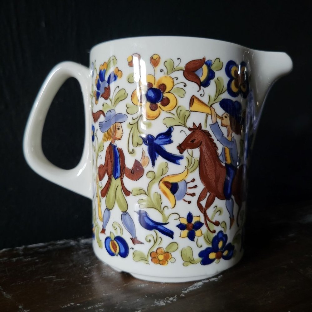 Vintage Villeroy & Boch 'Troubadour' Cream Pitcher, Vintage Creamer